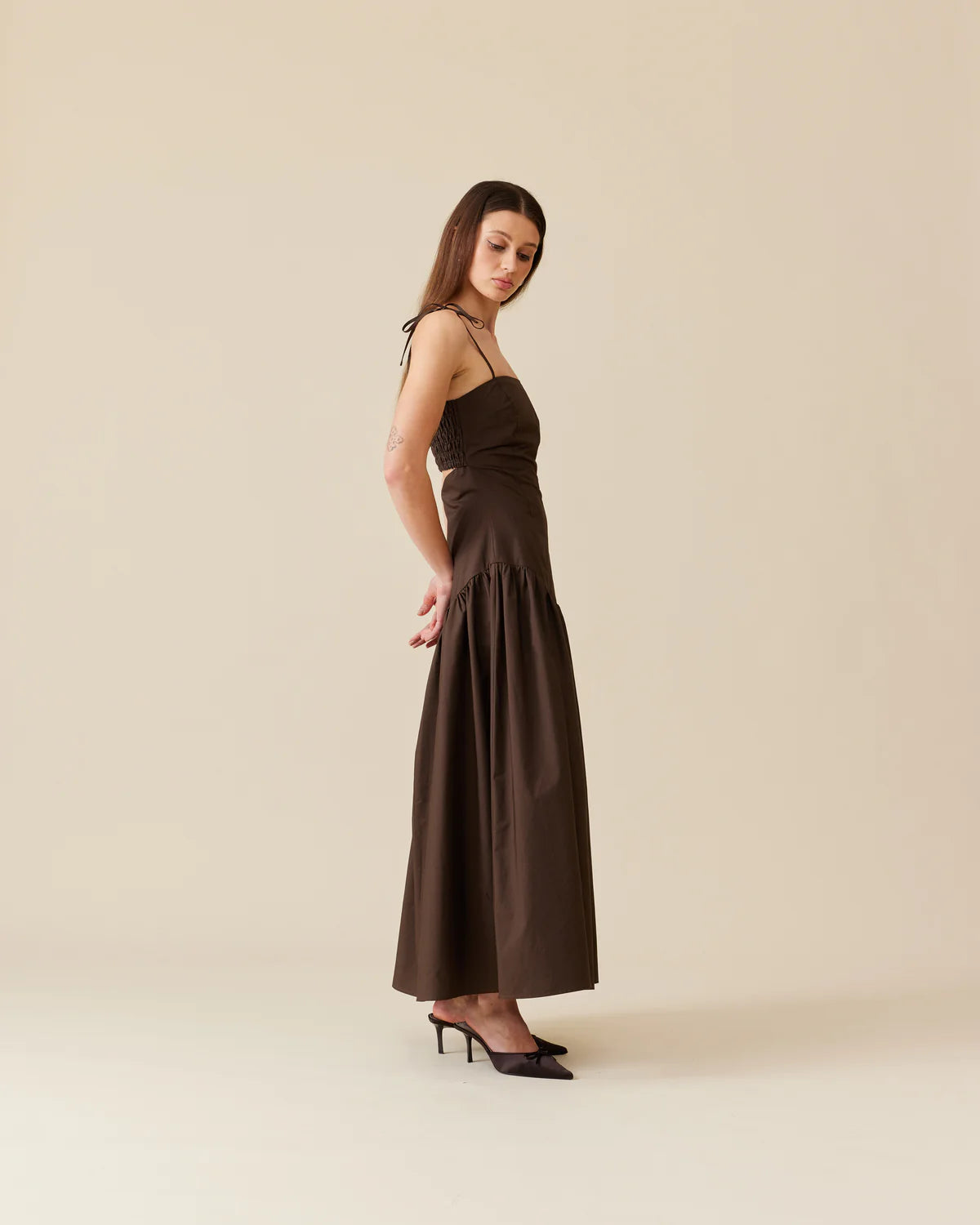 Ruby - Trulli Maxi Dress Brown - 10