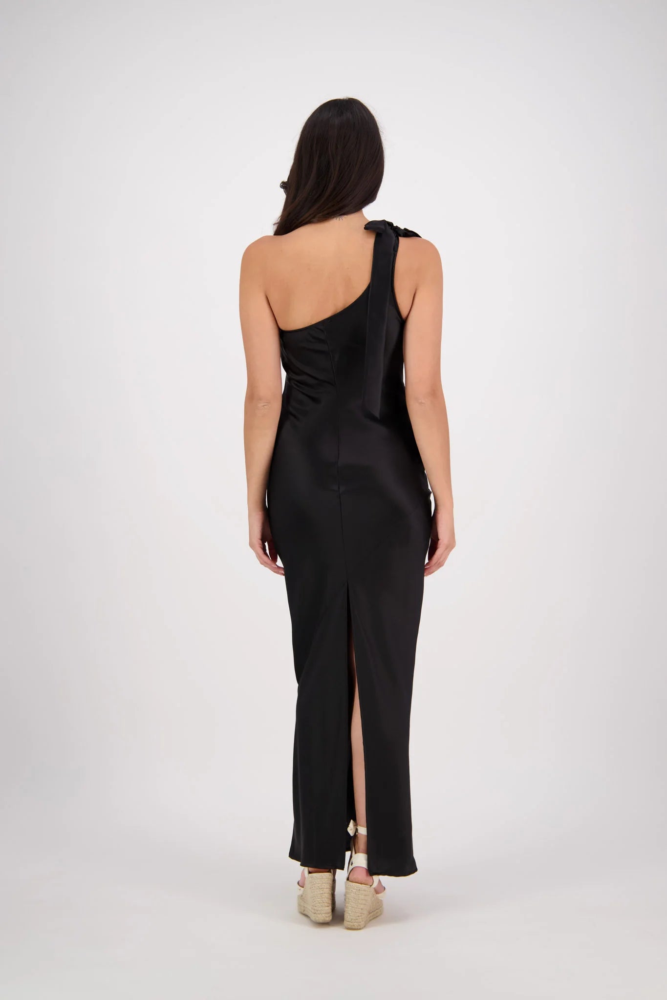 Caitlin Crisp - Wilmer One Shoulder Maxi Black - 10