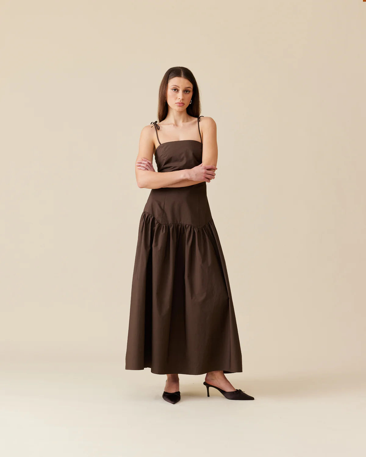 Ruby - Trulli Maxi Dress Brown - 10