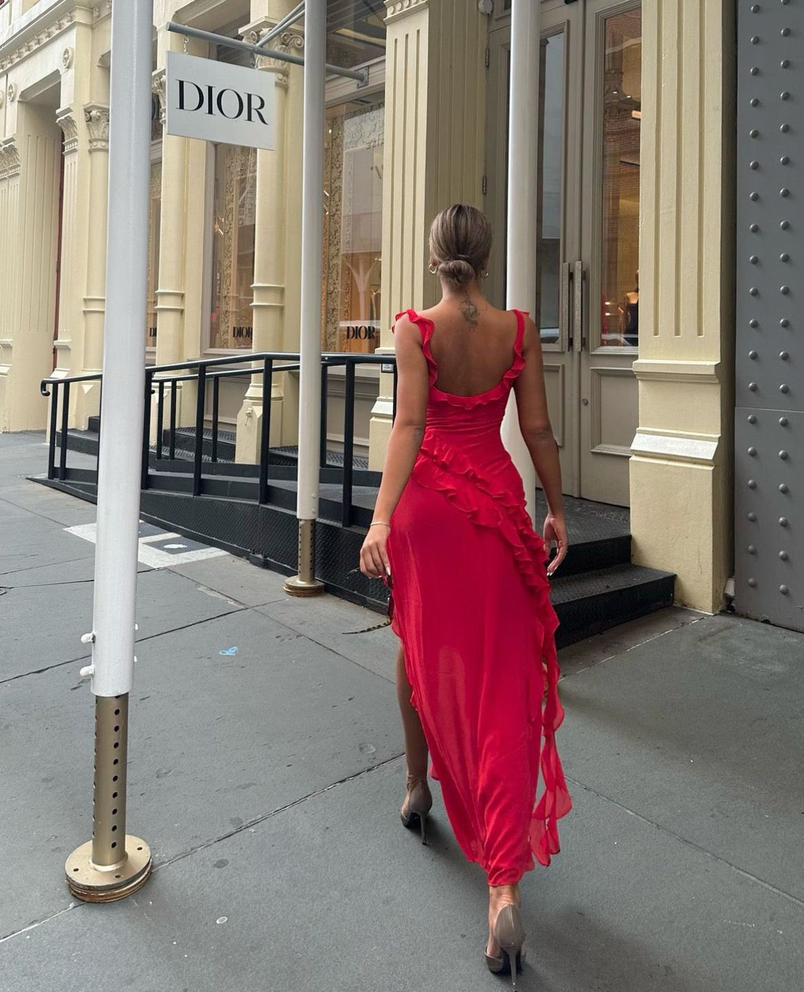 House of CB - Ariela Maxi Red - 8
