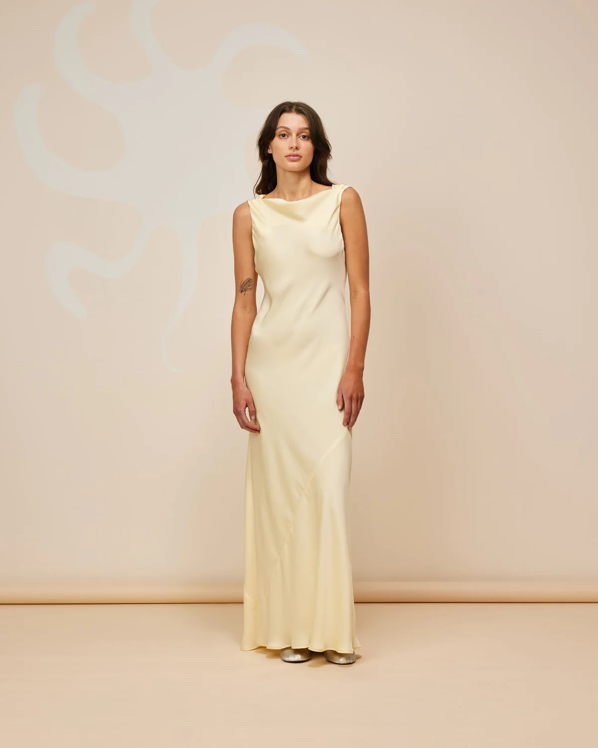 Ruby - Firebird Cowl Gown Butter - 8