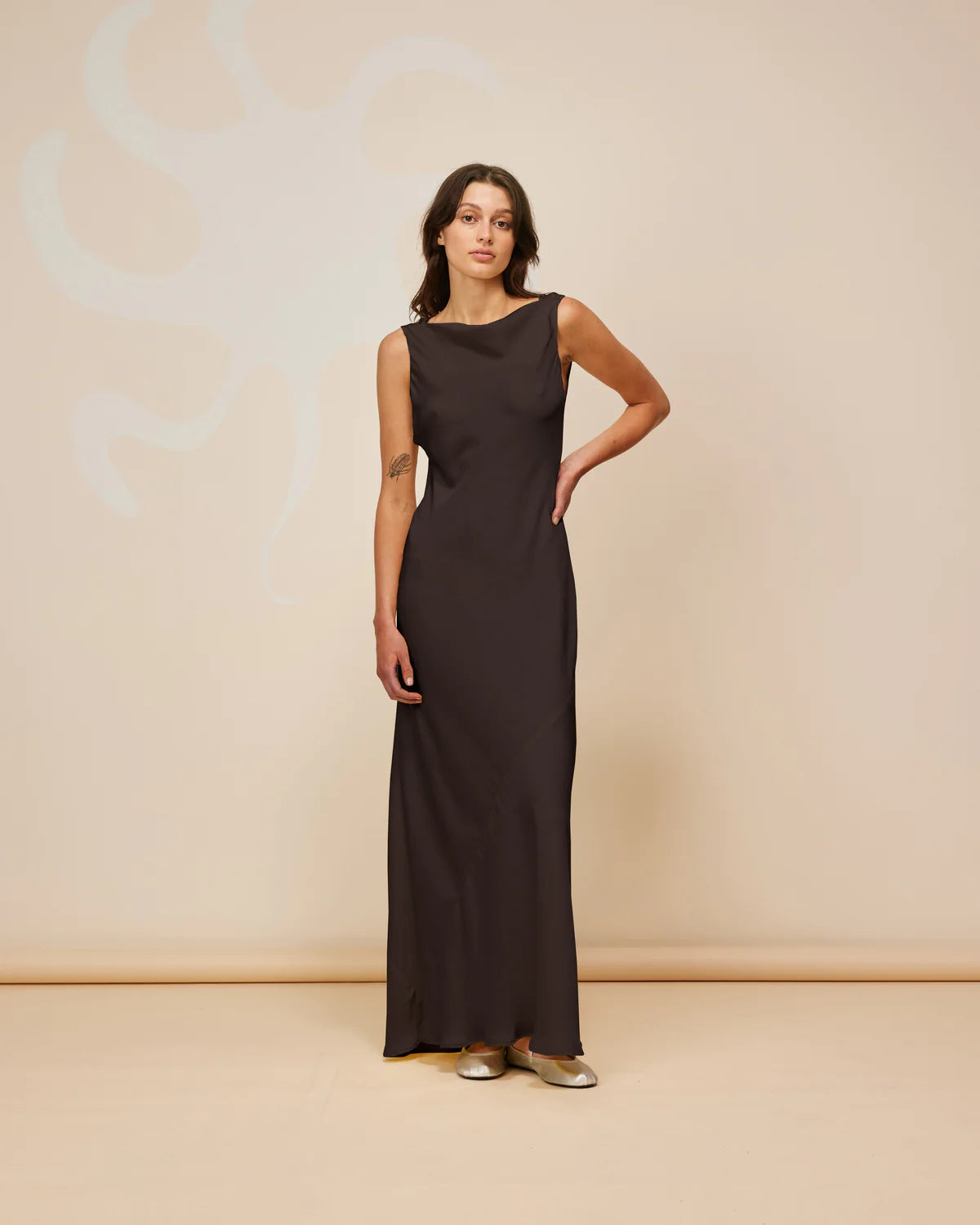 Ruby - Firebird Cowl Gown Espresso - 6