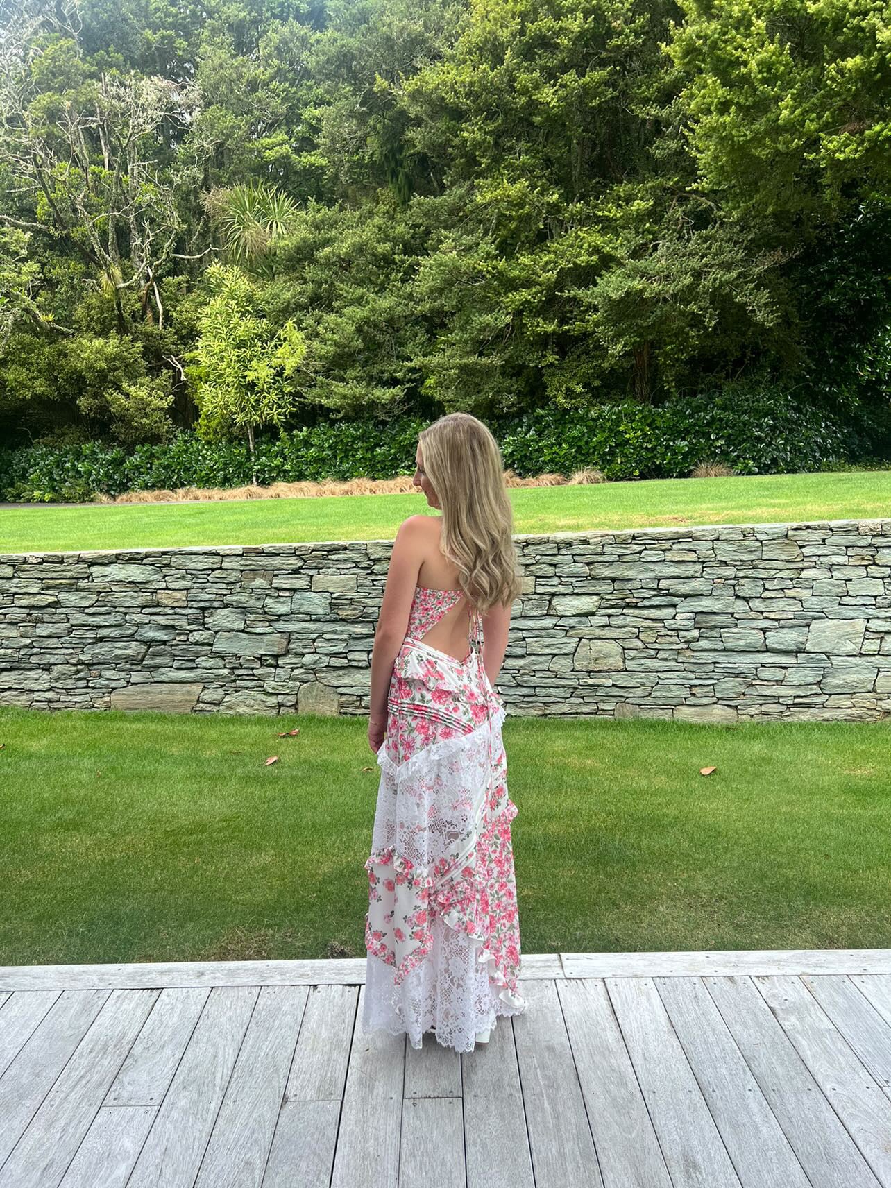 For Love and Lemons - Rosalyn Maxi Pink - 8