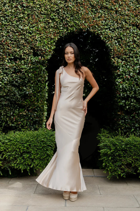 SALE: Caitlin Crisp - One Shoulder Wilmer Maxi - 8