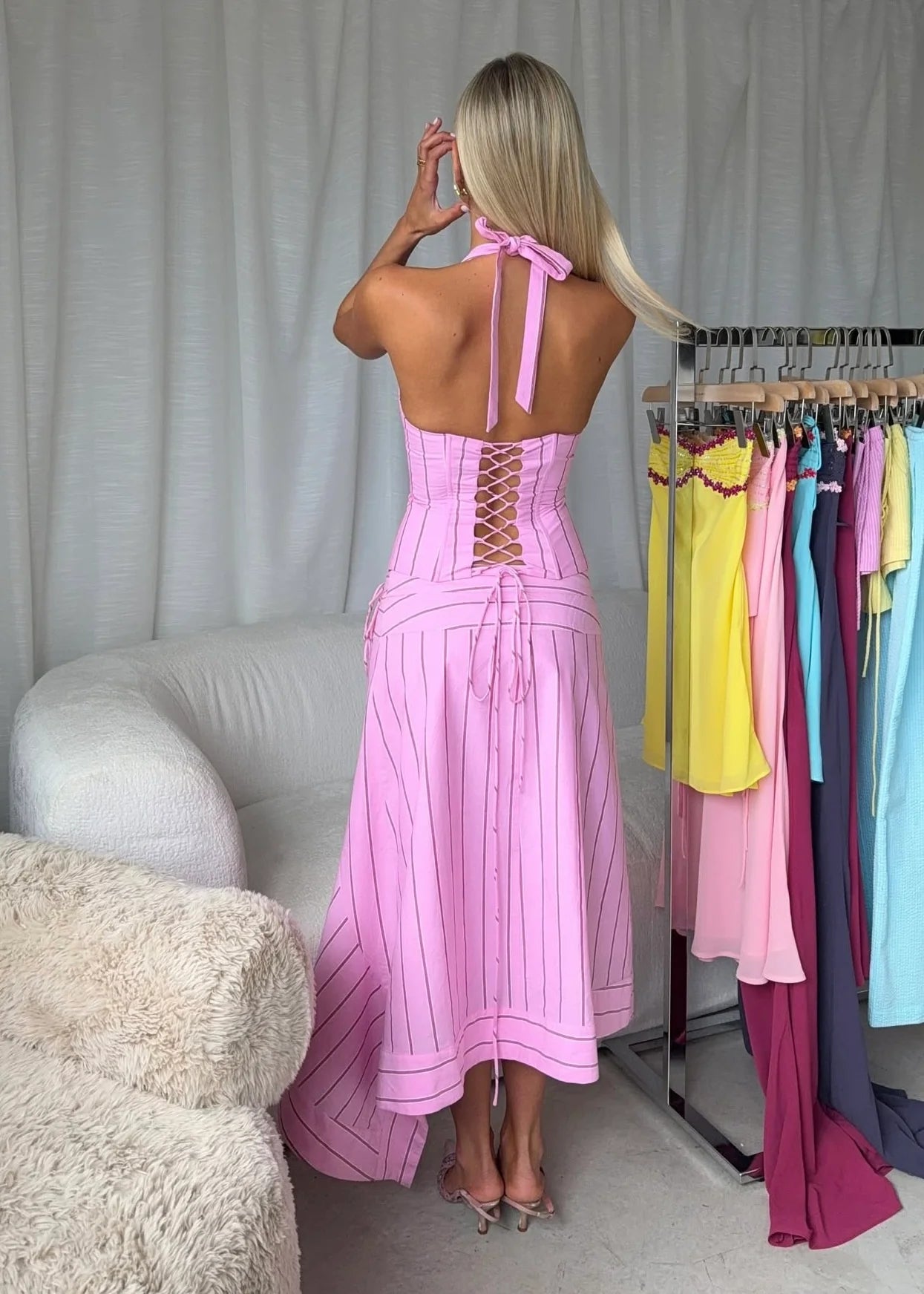 I Am Delilah - Sabrina Maxi Set Pink Sangria - 10