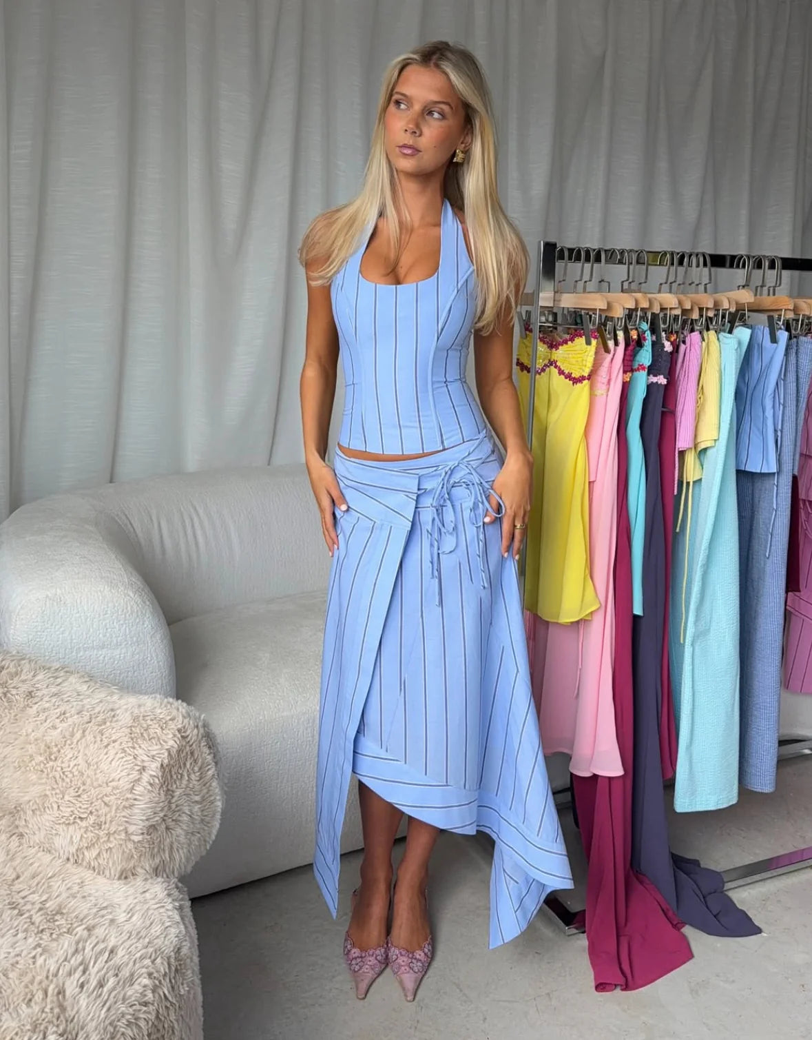 I Am Delilah - Sabrina Maxi Set Bluebell - 8